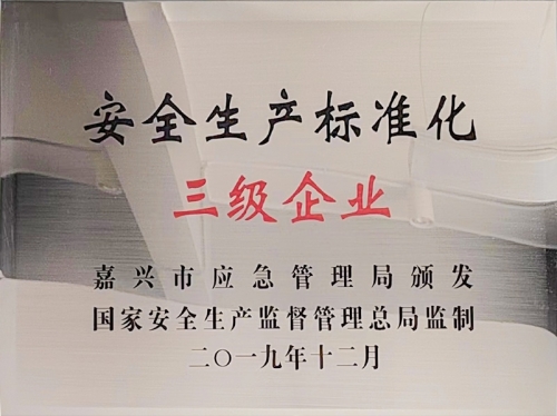 安全生產(chǎn)標(biāo)準(zhǔn)化三級企業(yè)